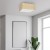 Lampa sufitowa MARSHALL WHITE / RATTAN 3xE27 MLP7485 Milagro