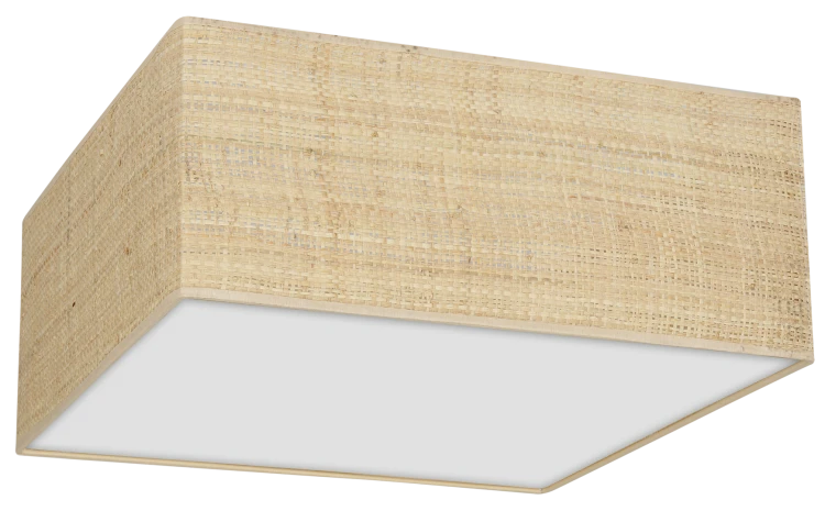 Lampa sufitowa MARSHALL WHITE / RATTAN 3xE27 MLP7485 Milagro