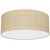 Lampa sufitowa MARSHALL WHITE / RATTAN 2xE27 O40cm MLP7487 Milagro