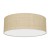 Lampa sufitowa MARSHALL WHITE / RATTAN 3xE27 O50cm MLP7488 Milagro