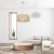 Lampa wisząca MARSHALL WHITE / RATTAN 3xE27 MLP7490 Milagro