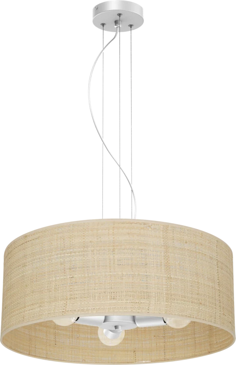 Lampa wisząca MARSHALL WHITE / RATTAN 3xE27 MLP7490 Milagro