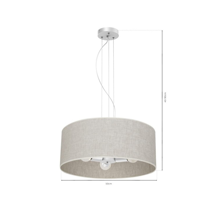 Lampa sufitowa LINO BIEL / LEN 3xE27 MLP7501 Milagro