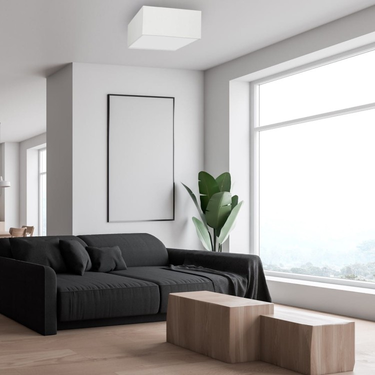 Lampa sufitowa ALBION BIEL / BAWEŁNA 2xE27 MLP7506 Milagro