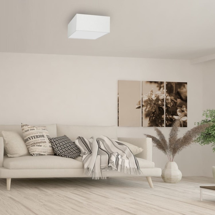 Lampa sufitowa ALBION BIEL / BAWEŁNA 2xE27 MLP7506 Milagro