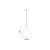 Lampa sufitowa wisząca Industrialna VIGE Kobi KRVW Gipsowa Loft Art of Light E27 LED IP20 nowoczesna oprawa oświetleniowa żyrandol biała pojedyncza - Outlet