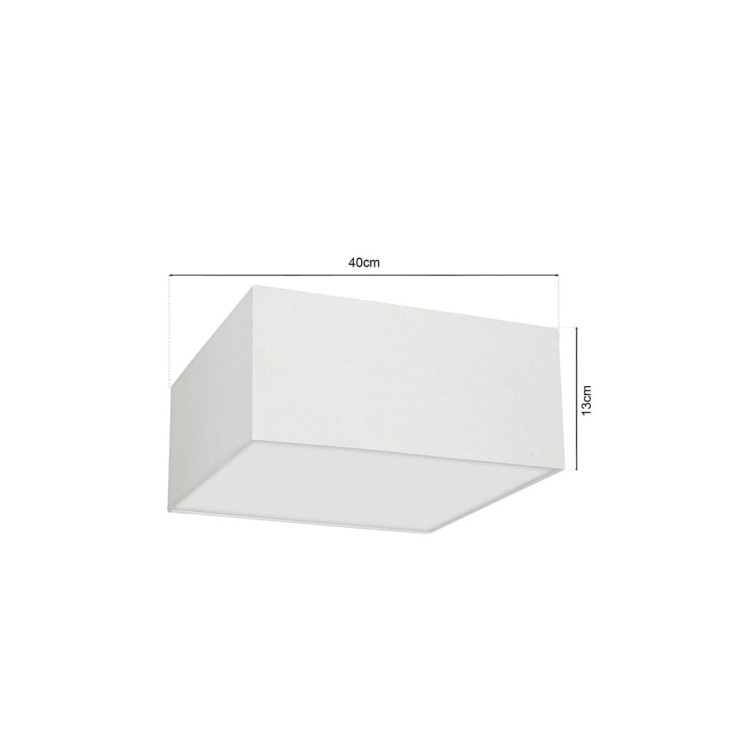 Lampa sufitowa ALBION BIEL / BAWEŁNA 2xE27 MLP7506 Milagro