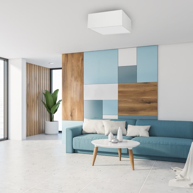Lampa sufitowa ALBION BIEL / BAWEŁNA 3xE27 MLP7507 Milagro