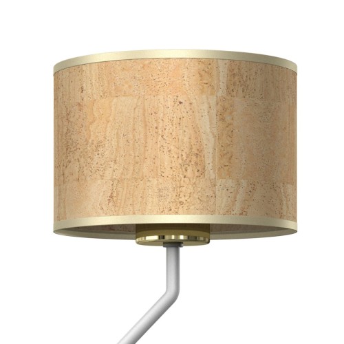 Kinkiet CORK White/Cork 1xE27 + Mini GU10 MLP7516 Milagro