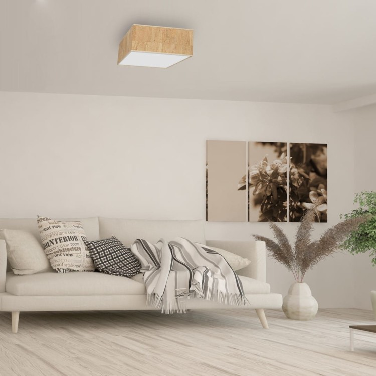 Lampa sufitowa CORK White/Cork 2xE27 MLP7517 Milagro