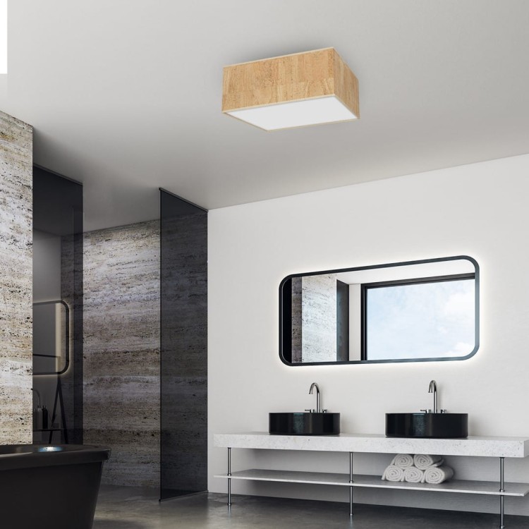 Lampa sufitowa CORK White/Cork 3xE27 MLP7518 Milagro