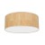 Lampa sufitowa CORK White/Cork 3xE27  O50cm MLP7521 Milagro