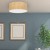 Lampa sufitowa CORK White/Cork 3xE27  O50cm MLP7521 Milagro