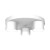 Lampa sufitowa DIXIE White  3xGX53 MLP7541 Milagro