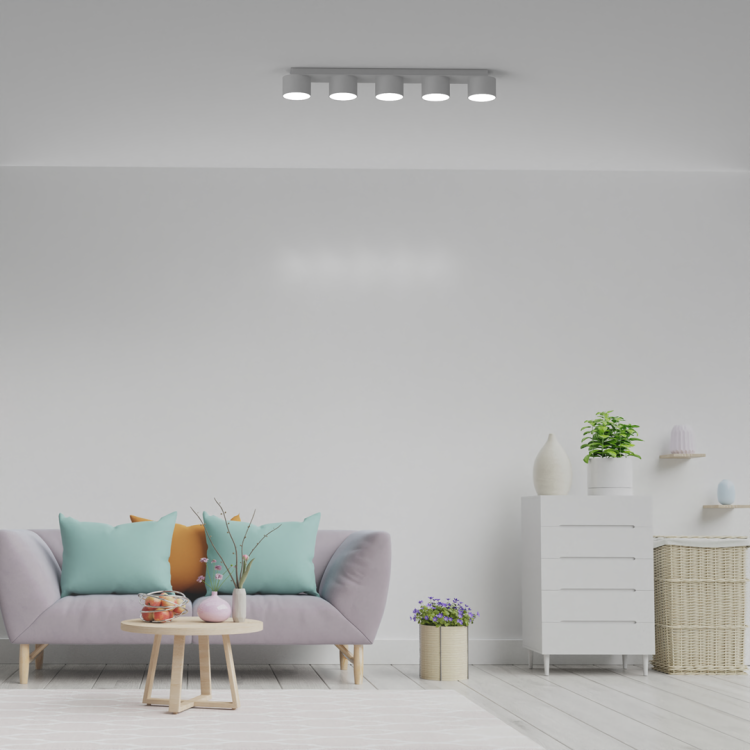 Lampa sufitowa DIXIE White  5xGX53 MLP7542 Milagro