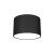 Lampa sufitowa downlight natynkowa DIXIE Black 1xGX53 MLP7543 Milagro GX53 8cm Spot oświetleniowa nowoczesna sufitowa metal czarny czarna Inspiracje Premium