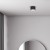 Lampa sufitowa downlight natynkowa DIXIE Black 1xGX53 MLP7543 Milagro GX53 8cm Spot oświetleniowa nowoczesna sufitowa metal czarny czarna Inspiracje Premium