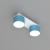 Lampa sufitowa DIXIE Blue/White 2xGX53 MLP7549 Milagro