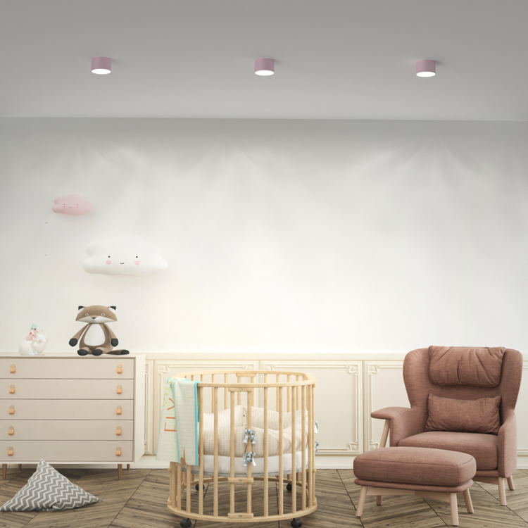 Lampa sufitowa DIXIE Pink  1xGX53 MLP7553 Milagro