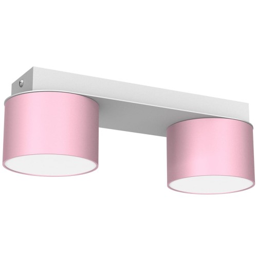 Lampa sufitowa DIXIE Pink/White  2xGX53 MLP7554 Milagro