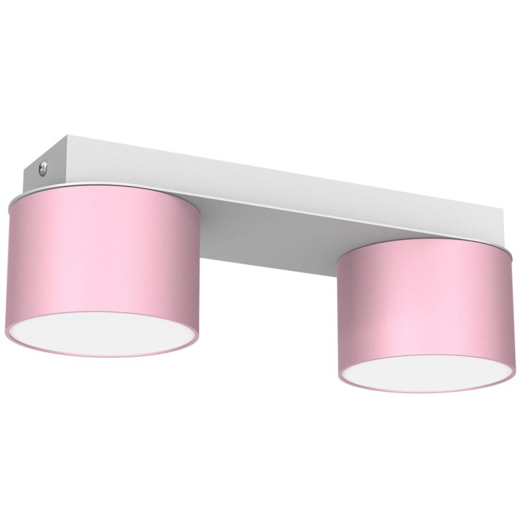 Lampa sufitowa DIXIE Pink/White  2xGX53 MLP7554 Milagro