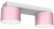 Lampa sufitowa DIXIE Pink/White  2xGX53 MLP7554 Milagro