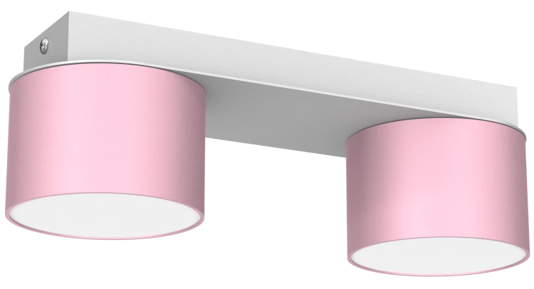 Lampa sufitowa DIXIE Pink/White  2xGX53 MLP7554 Milagro