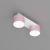Lampa sufitowa DIXIE Pink/White  2xGX53 MLP7554 Milagro
