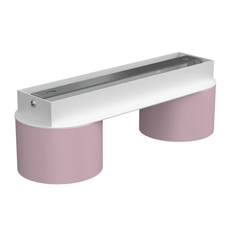 Lampa sufitowa DIXIE Pink/White  2xGX53 MLP7554 Milagro