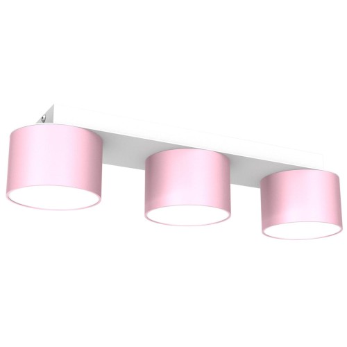 Lampa sufitowa DIXIE Pink/White  3xGX53 MLP7555 Milagro