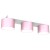 Lampa sufitowa DIXIE Pink/White  3xGX53 MLP7555 Milagro