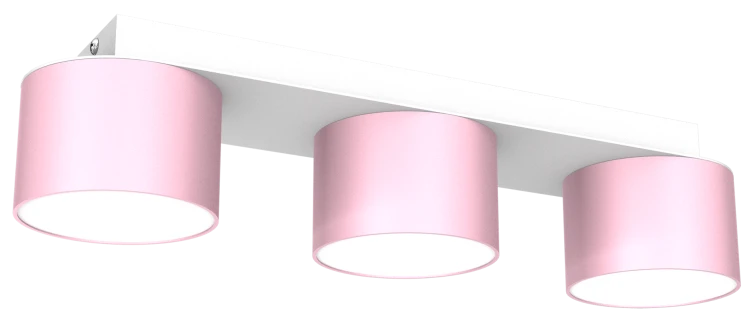 Lampa sufitowa DIXIE Pink/White  3xGX53 MLP7555 Milagro