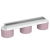 Lampa sufitowa DIXIE Pink/White  3xGX53 MLP7555 Milagro