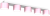 Lampa sufitowa DIXIE Pink/White  5xGX53 MLP7557 Milagro