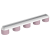 Lampa sufitowa DIXIE Pink/White  5xGX53 MLP7557 Milagro