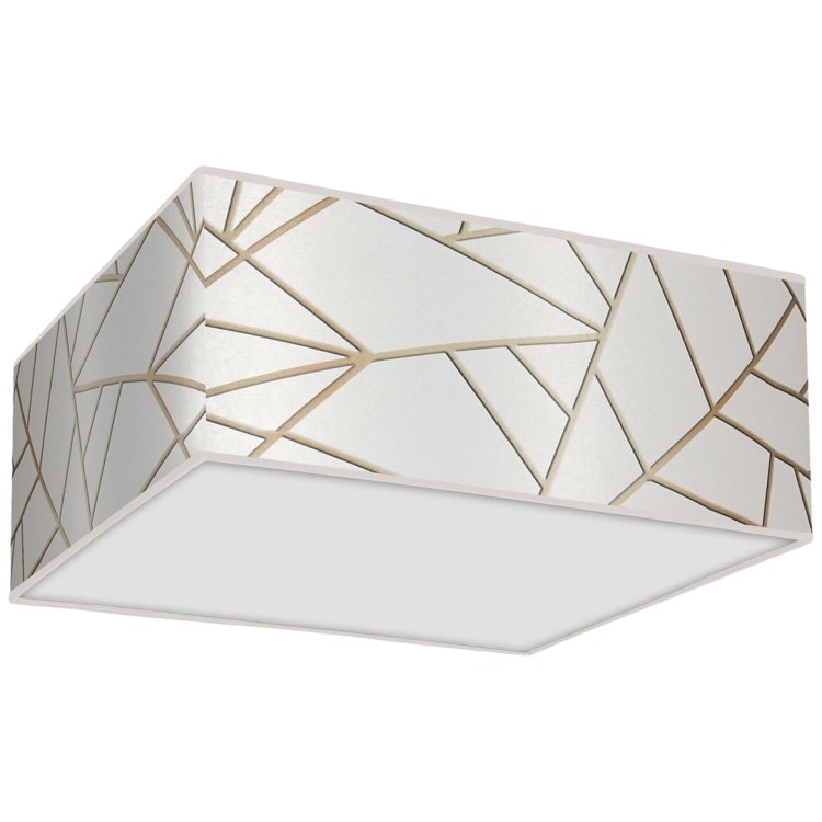 Lampa sufitowa ZIGGY WHITE White/Gold 3xE27 MLP7564 Milagro