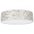 Lampa sufitowa ZIGGY WHITE White/Gold 3xE27 O50cm MLP7567 Milagro