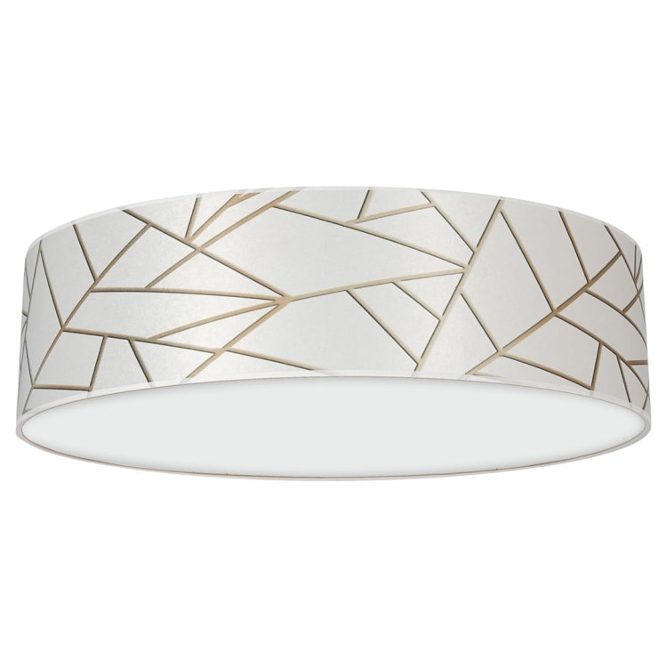 Lampa sufitowa ZIGGY WHITE White/Gold 3xE27 O50cm MLP7567 Milagro