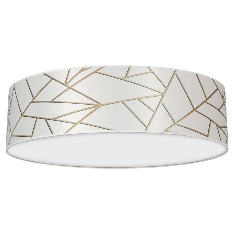 Lampa sufitowa ZIGGY WHITE White/Gold 3xE27 O50cm MLP7567 Milagro