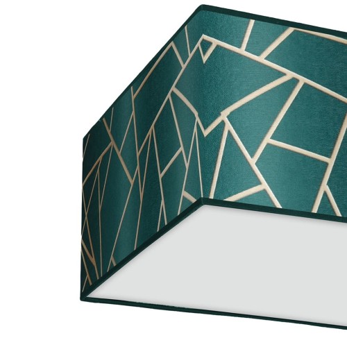 Lampa sufitowa ZIGGY GREEN Gold/Bottle green 2xE27 MLP7574 Milagro