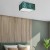Lampa sufitowa ZIGGY GREEN Gold/Bottle green 2xE27 MLP7574 Milagro