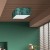 Lampa sufitowa ZIGGY GREEN Gold/Bottle green 3xE27 MLP7575 Milagro