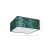 Lampa sufitowa ZIGGY GREEN Gold/Bottle green 3xE27 MLP7575 Milagro
