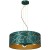 Lampa wisząca ZIGGY WHITE Gold/Bottle green  3xE27 MLP7580 Milagro