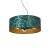 Lampa wisząca ZIGGY WHITE Gold/Bottle green  3xE27 MLP7580 Milagro