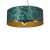 Lampa wisząca ZIGGY WHITE Gold/Bottle green  3xE27 MLP7580 Milagro