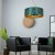 Lampa wisząca ZIGGY WHITE Gold/Bottle green  3xE27 MLP7580 Milagro