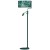 Lampa podłogowa ZIGGY GREEN Gold/Bottle 1xE27 +        1x mini GU10 MLP7582 Milagro