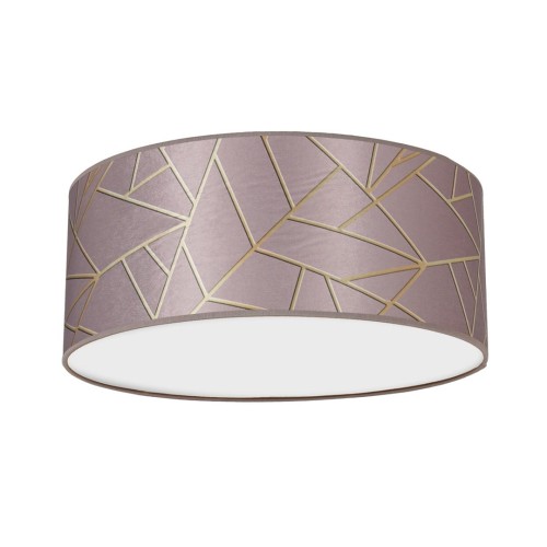 Lampa sufitowa ZIGGY PINK Gold/Pink 2xE27 O40cm MLP7585 Milagro