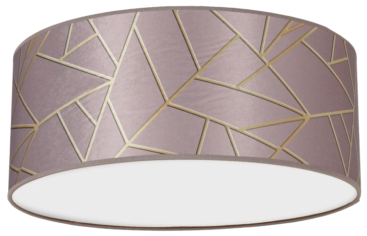 Lampa sufitowa ZIGGY PINK Gold/Pink 2xE27 O40cm MLP7585 Milagro